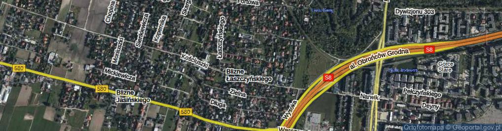 Zdjęcie satelitarne Przejazd ul.